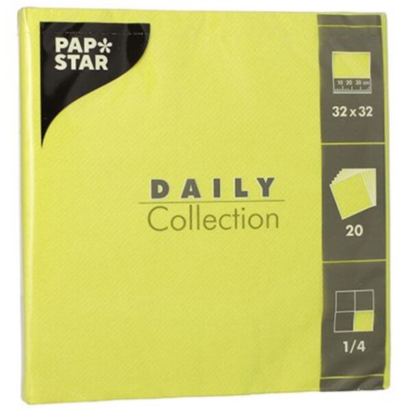PAPSTAR Serviettes, 320 x 320 mm, 3 couches, bordeaux