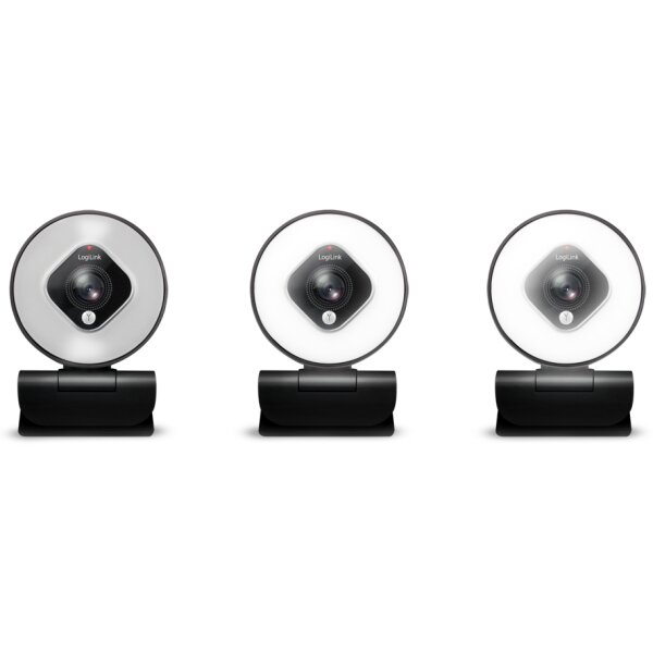 LogiLink Webcam USB Full HD &agrave; deux micros, noir