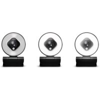 LogiLink Webcam USB Full HD à deux micros, noir