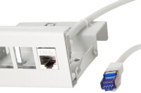 LogiLink Câble de point de consolidation Cat. 6A, 1,0 m