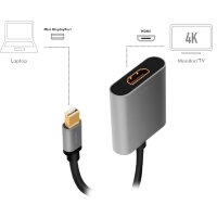 LogiLink Câble adaptateur Mini Displayport - HDMI,...