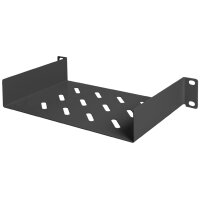 DIGITUS 10" Fachboden, 1HE, schwarz RAL 9005