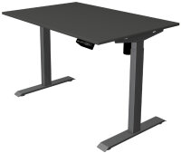 kerkmann Table de bureau assis-debout Move 1, gris clair