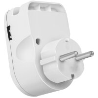 LogiLink Adapterstecker mit Smartphone-Ablagefläche, weiss