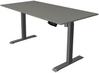 kerkmann Table de bureau assis-debout Move 1, graphite