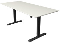 kerkmann Table de bureau assis-debout Move 1, blanc