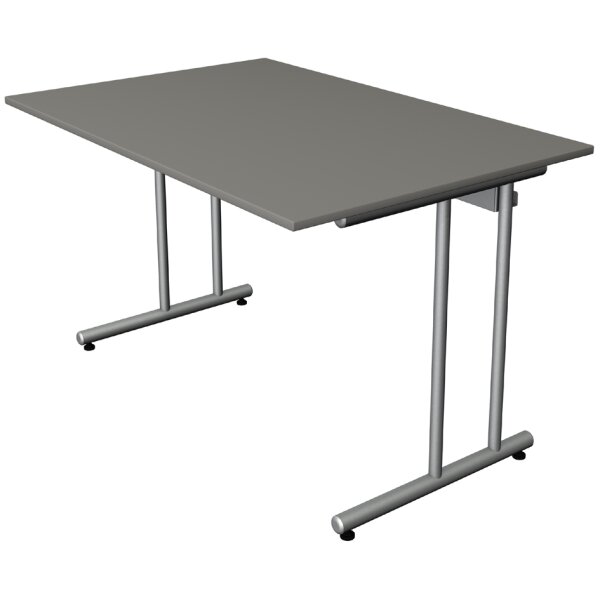 kerkmann Table de bureau Start Up, (L)1.800x(H)750 mm, gris