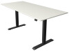 kerkmann Table de bureau assis-debout Move 1, graphite