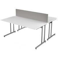 kerkmann Table de bureau Start Up, (L)1.600x(H)750 mm, gris