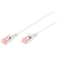 DIGITUS Câble de brassage Slim, Cat.6, U/UTP, 1,0...