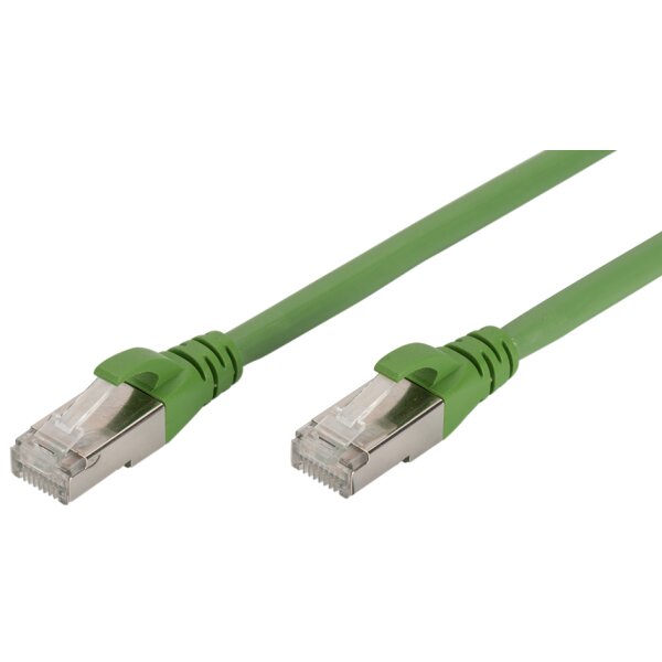 DIGITUS Patchkabel PUR, Kat. 6A, S FTP, 2,0 m, grün