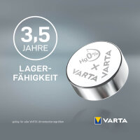 VARTA Pile oxyde argent pour montres, V303 (SR44), 1,55 Volt