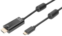 DIGITUS Câble adaptateur, USB-C - HDMI-A, 5,0 m
