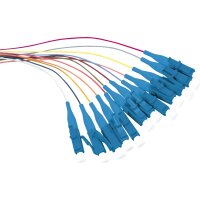 LogiLink Jeu de pigtails fibre optique, LC-Simplex, OM4, 2 m