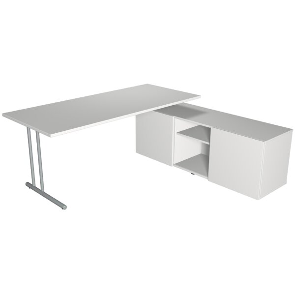 kerkmann Poste de travail complet Start Up, graphite