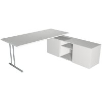 kerkmann Poste de travail complet Start Up, graphite