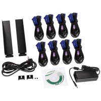 LogiLink 17" LCD KVM Konsole mit KVM Switch, 8 Port,...