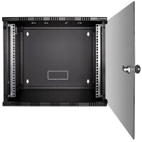 LogiLink 19" Wandschrank SOHO, 9 HE, schwarz (RAL9005)