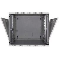 LogiLink 19" Wandverteiler SOHO, 9 HE, grau (RAL7035)