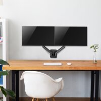 LogiLink Bras support pour deux écrans à...