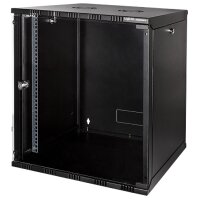 LogiLink 19" Wandverteiler SOHO, 15 HE, schwarz...