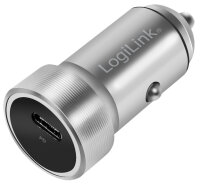 LogiLink USB-KFZ-Ladegerät, 1-fach, silber