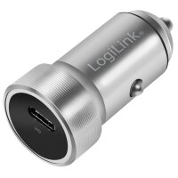 LogiLink USB-KFZ-Ladegerät, 1-fach, silber