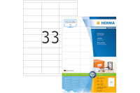 HERMA Universal-Etiketten 70x25,4mm 4455 weiss 3300 St....