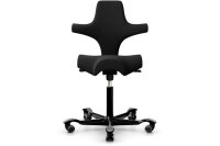 HAG Chaise de bureau Capisco 8106 8106-STD noir/noir