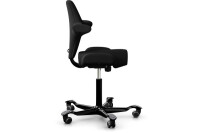 HAG Chaise de bureau Capisco 8106 8106-STD noir/noir