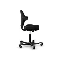 HAG Chaise de bureau Capisco 8106 8106-STD noir/noir