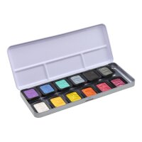 TALENS Aquarellfarbe Finetec F1200 Essentials Rainbow 12...