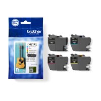 BROTHER Valuepack Tinte CMYBK LC-421XLVAL DCP-J1050 500...