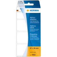 HERMA Etiquette dadresse, 95 x 48 mm, plié en...