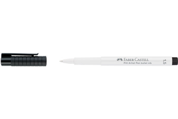 FABER-CASTELL Pitt Artist Pen 1.5mm 167893 weiss