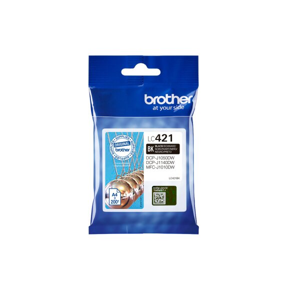 BROTHER Cartouche dencre noir LC-421BK DCP-J1050 200 pages