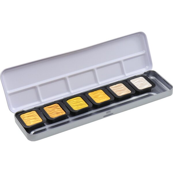 TALENS Malkasten Aquarell Finetec F0601 Essentials Classics 6 Farben