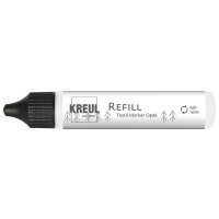 KREUL Refill für Textilmarker OPAK, 25 ml, weiss