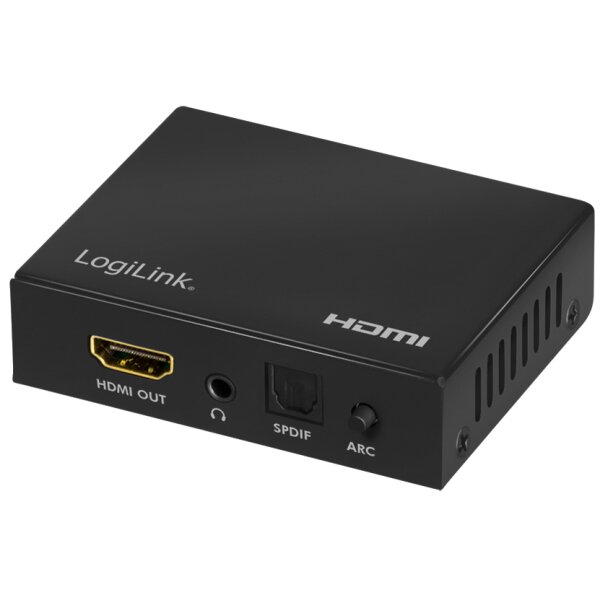 LogiLink Extracteur audio HDMI 4K/60Hz, noir