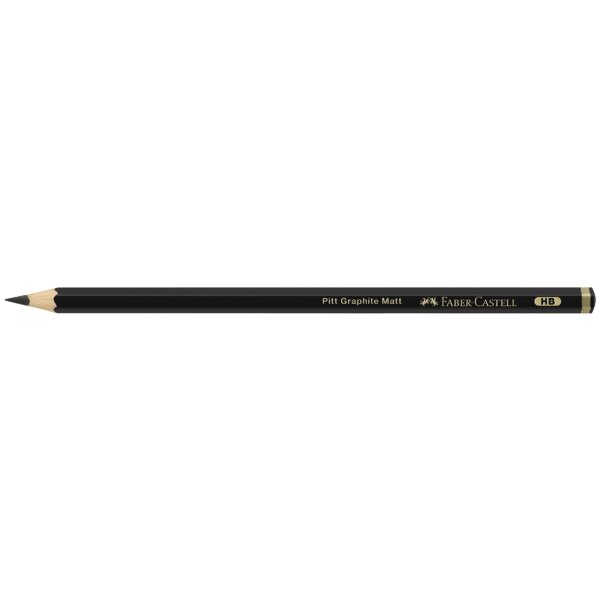 FABER-CASTELL Crayon graphite PITT GRAPHITE Matt, duret&eacute; 14B