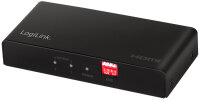 LogiLink Distributeur HDMI 4K/60 Hz Downscaler, 2 ports,noir