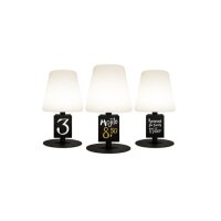 SECURIT Tischleuchte MICHELLE LP-BL-TA schwarz, Akku,...