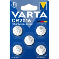VARTA Pile bouton au lithium Electronics CR2025, pack de 5