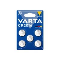 VARTA Pile bouton 06016 101 415 CR2016 5 pcs.