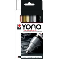 Marabu Acrylmarker "YONO", 1,5 - 3,0 mm, 4er...
