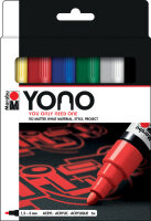Marabu Feutre acrylique YONO, 1,5 - 3,0 mm, set de 6