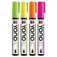Marabu Acrylmarker "YONO", 1,5 - 3,0 mm, 4er...