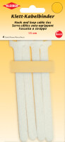 KLEIBER Serre-câble auto-agrippant, 150 x 40 mm, blanc