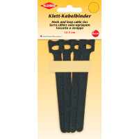 KLEIBER Serre-câble auto-agrippant, 150 x 40 mm, noir