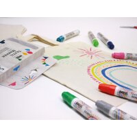 KREUL Feutre textile médium Junior, kit Color your...